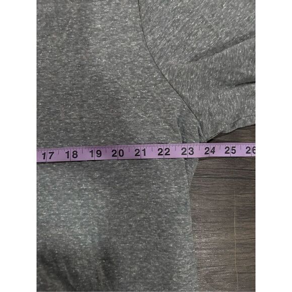 Marine Layer Henley Dark Heather Gray Striped Long Sleeve Size L/XL - Picture 9 of 11